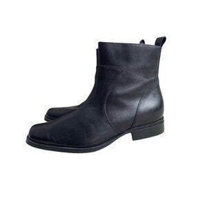NWT ROCKPORT Mens Black Weather Or Not Round Toe Wedge Leather Chelsea 12 W Men main image 4
